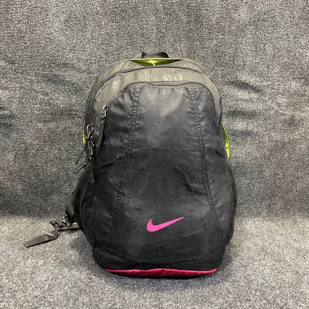 Nike BA4325-068 Black Neon Pink‎ Brasilia Training Backpack Athletic School Bag